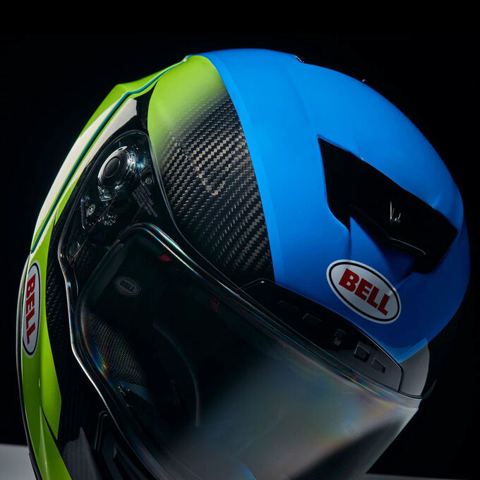 Bell Race Star DLX Flex Helmet in action Bell Race Star DLX Flex Helmet in action